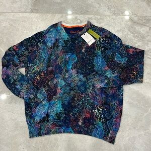 Robert Graham Multicolor Paisley Crewneck Shirt